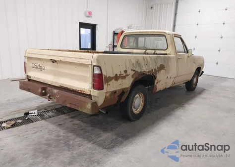 1979 Dodge D100 from USA, damaged, VIN D14AE9S252879